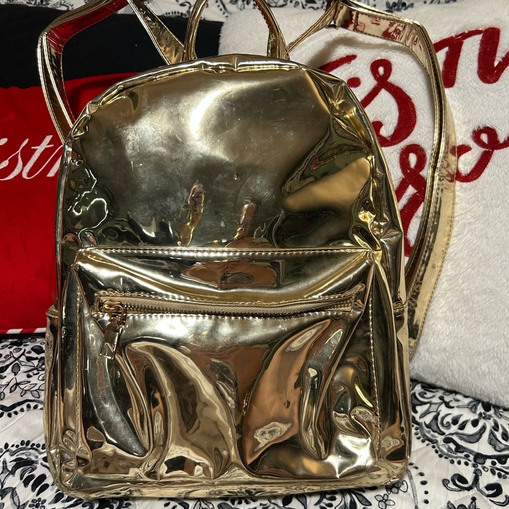 Gold Backpack